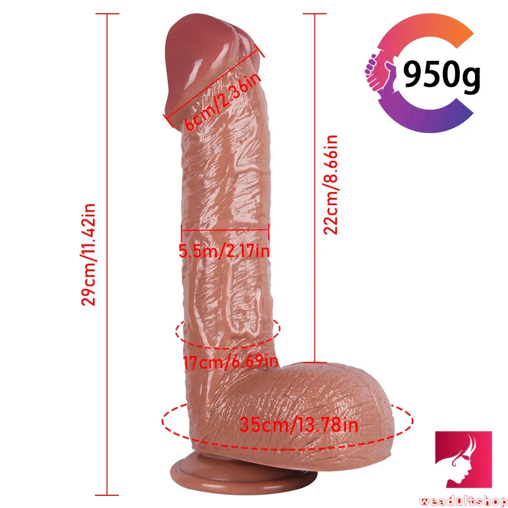 11.42in Realistic Dildo For Anal Big Penis Women Adult Sex Toy