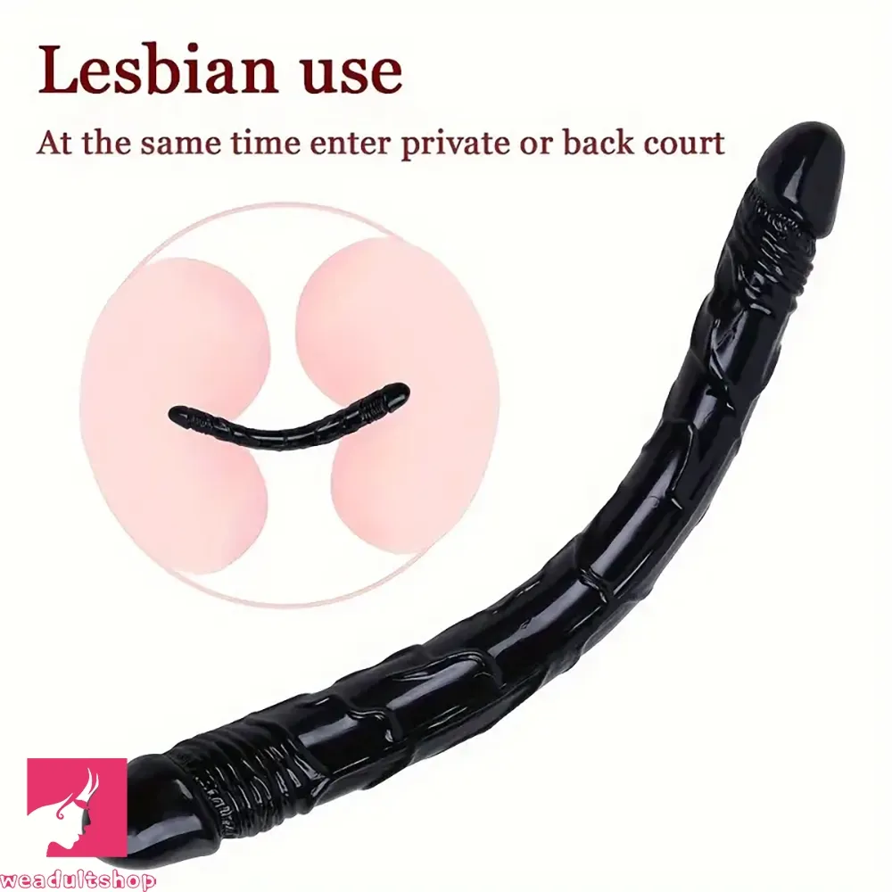 12.6in Double-headed Simulation Penis Dildo For Women G Spot Sex Toy