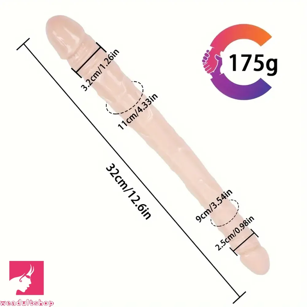 12.6in Double-headed Simulation Penis Dildo For Women G Spot Sex Toy