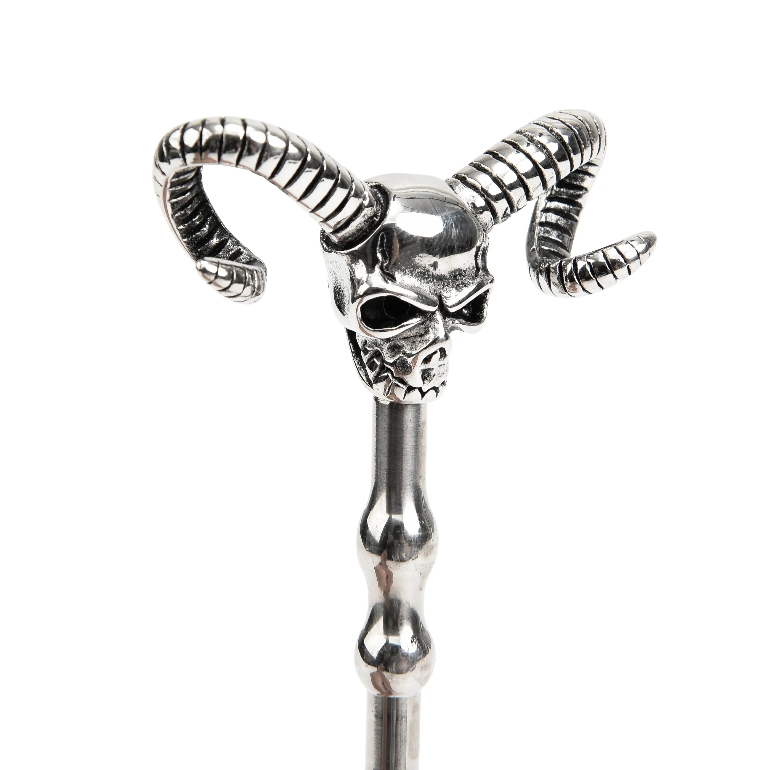140mm Skull Head Hollow Metal Penis Plug Urethral Sound Sex Toy