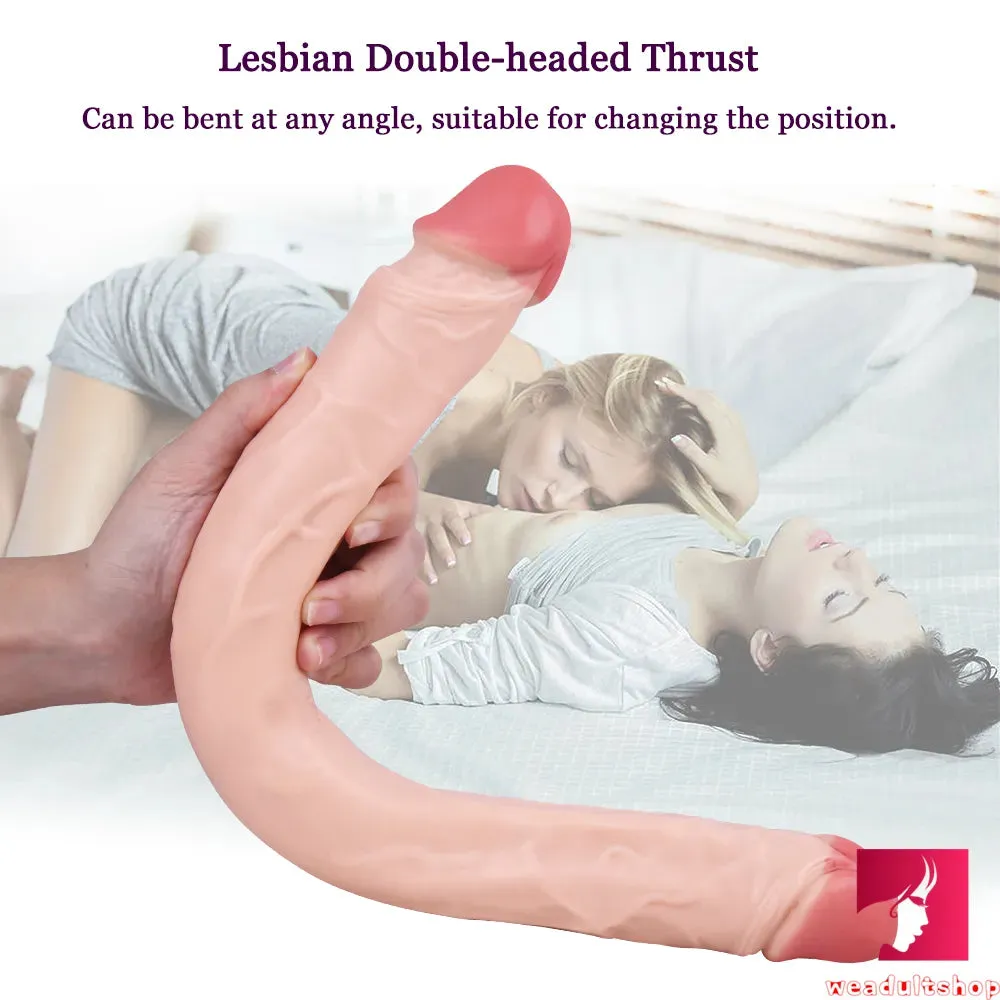 15.55in Women Sex Masturbation Double Ended Dildo Adult Toy