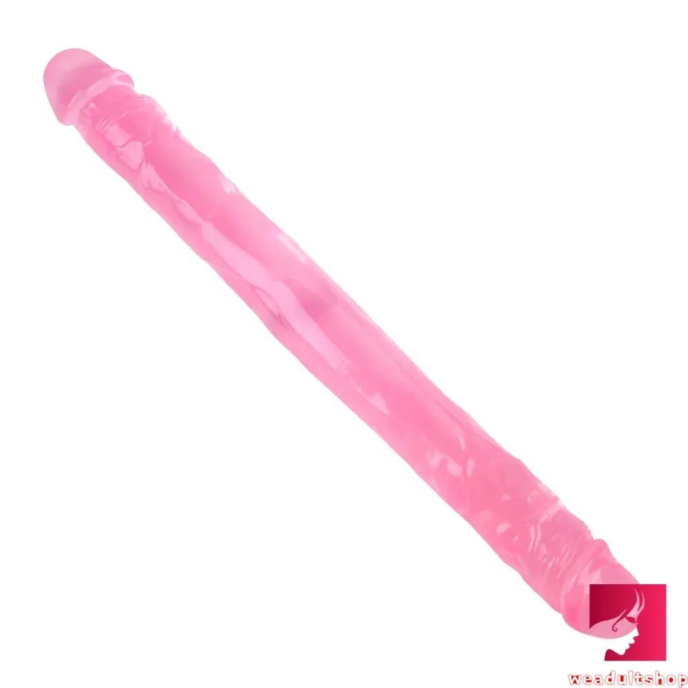 15.55in Women Sex Masturbation Double Ended Dildo Adult Toy