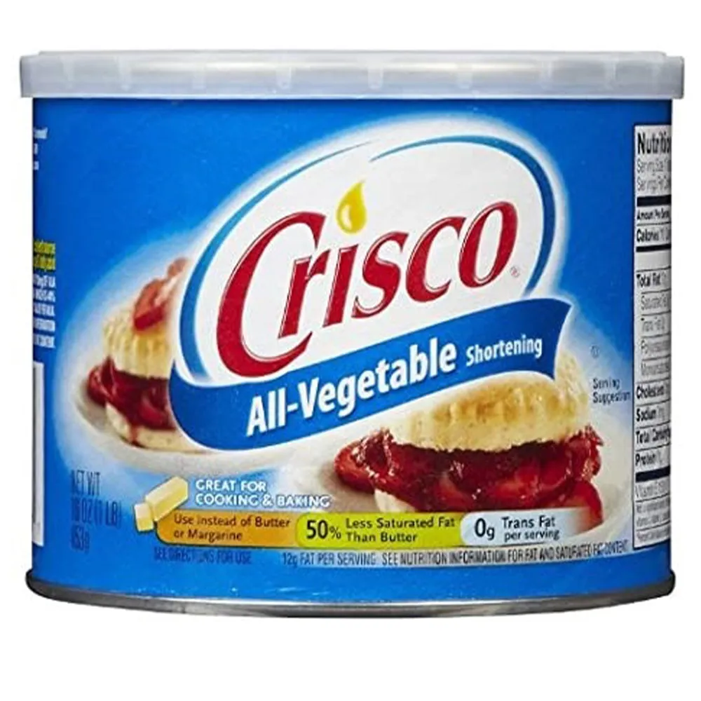 2x CRISCO Shortening All Vegetable Fist Lubricant 453g Anal Fisting Oil Sex Lube