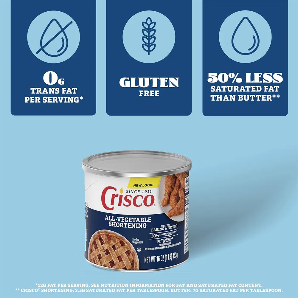 2x CRISCO Shortening All Vegetable Fist Lubricant 453g Anal Fisting Oil Sex Lube