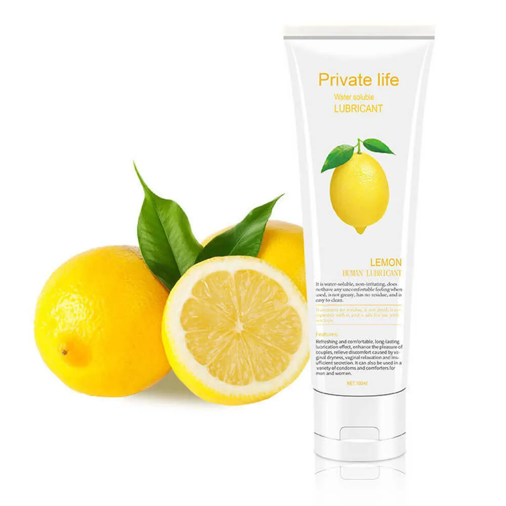 30 60ml 100ml Water Based Men Women Sex Lubricant Fruit Flavor