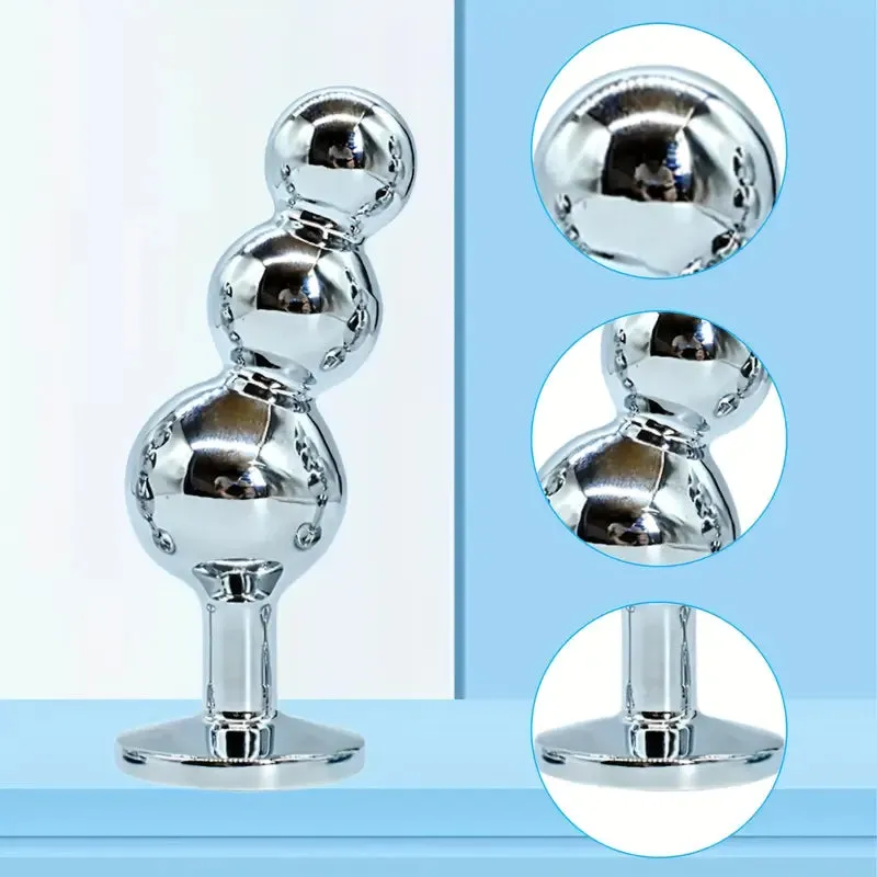 3pcs Set Metal Anal Plugs Sex Toys Iron Tree Blossoms Anal Sex Toy