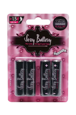 4 Pack AA Sexy Battery