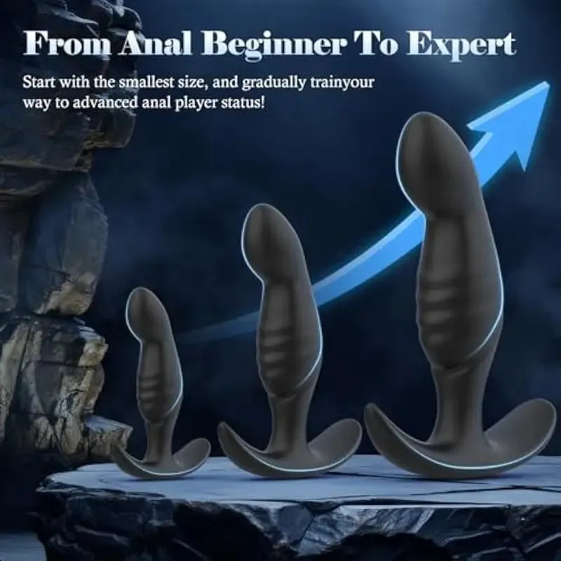 4pcs Silicone Butt Plug Set Anal Dildo Training Kit Sex Toys Prostate Toys
