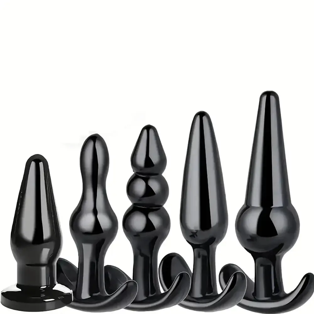 5pcs Anal Plug Set For Different Sensual Anal Sex Toy For Women