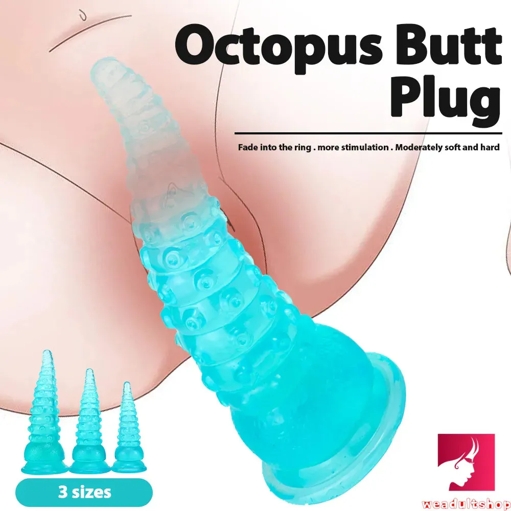 6.02in 7.05in 8.26in XML Tentacle Octopus Dildo For Anal Sex