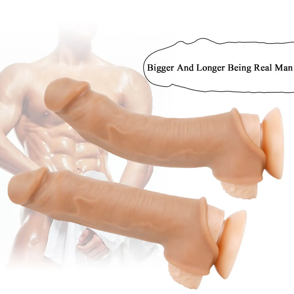 6.3in Thicken Cock Extender Sheath Extension Sex Toy Sleeve