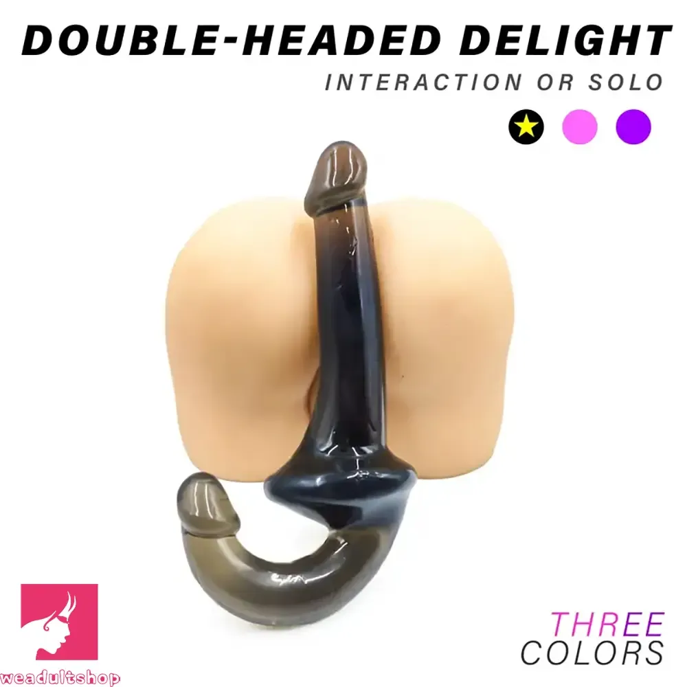 7.48in Double-Headed Penetration Dildo Sex Toy For Men Women