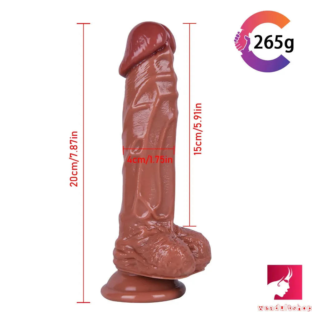 7.87in Realistic Dildo Sex Toy For Female Masturbation Penis