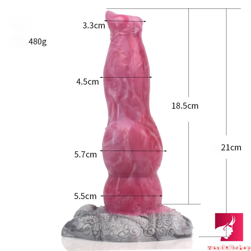 8.26in New Style Animal Dog Dildo Alien Lifelike Dildo Sex Toy