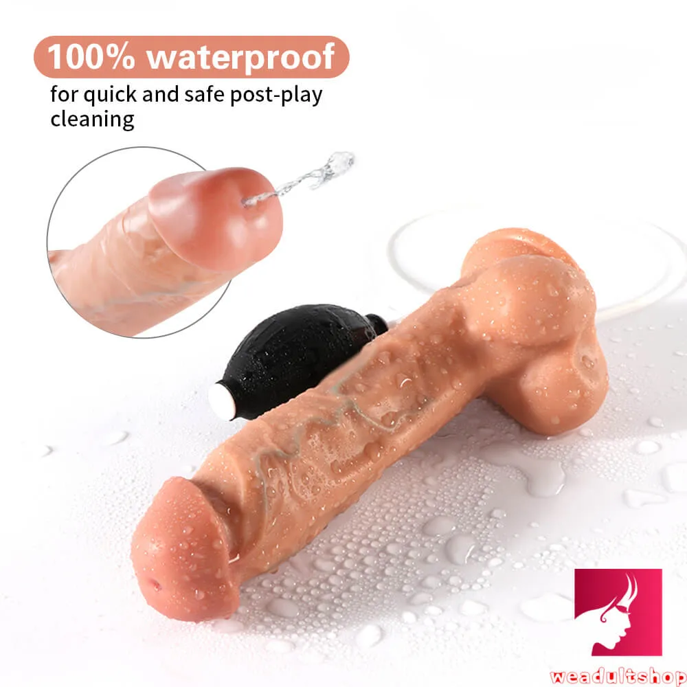 9.44in Milf Rides Dildo Ejaculating Sex Toy With Blue Veins