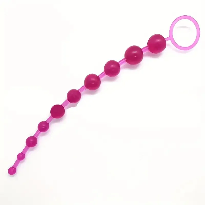 Anal Beads Set Vagina Pull Ring Stimulator Manual Use Anal Sex Toy