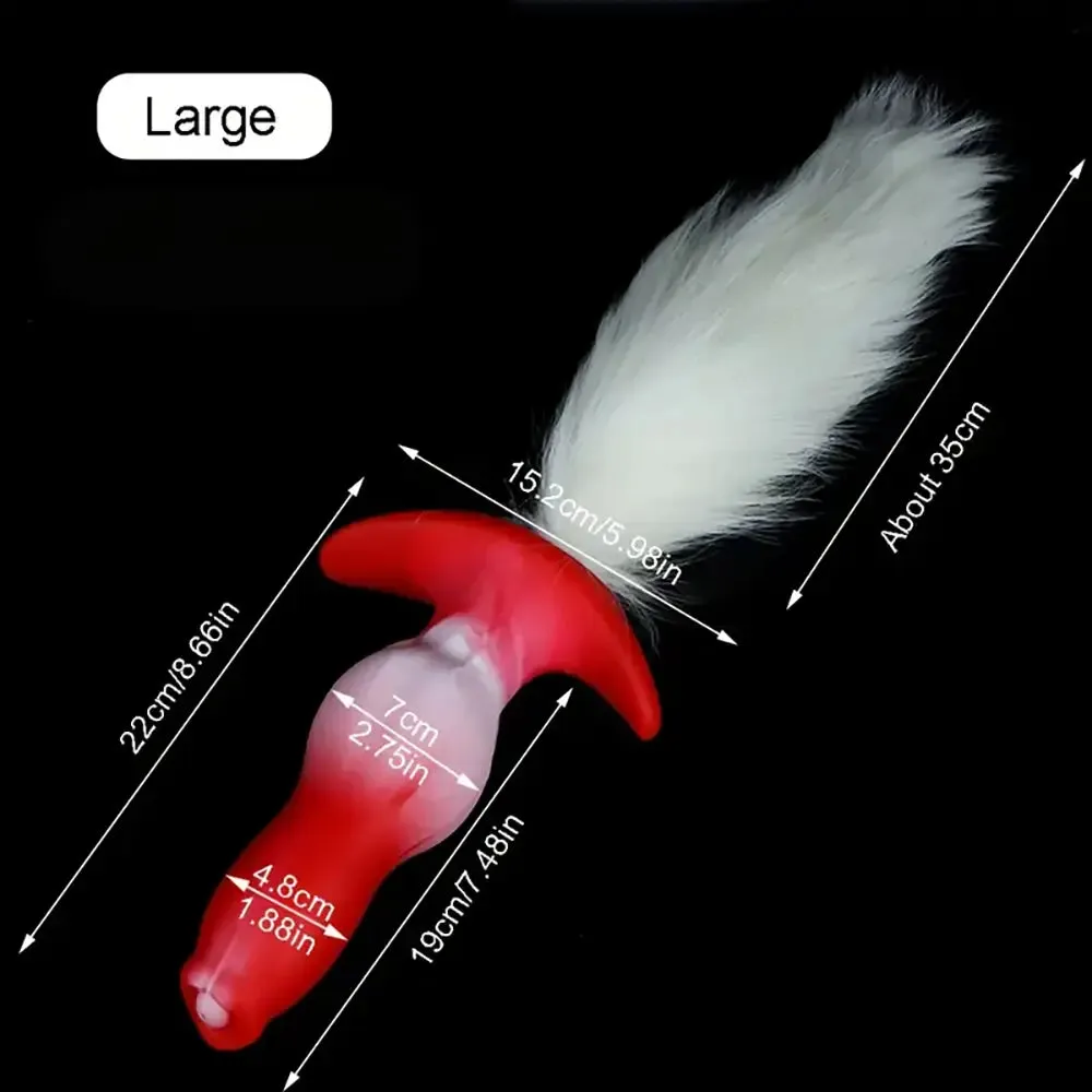 Anal Plug With Tail Adult Sex Game Cosplay 18  Anal Dildos For Women