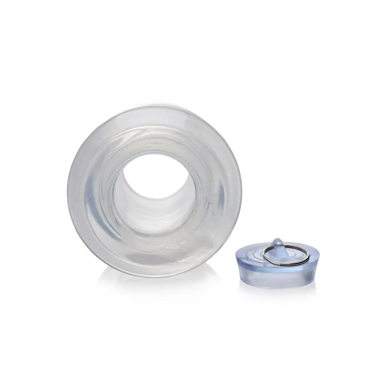 Ass Bung Clear Hollow Anal Dilator 4 X Large