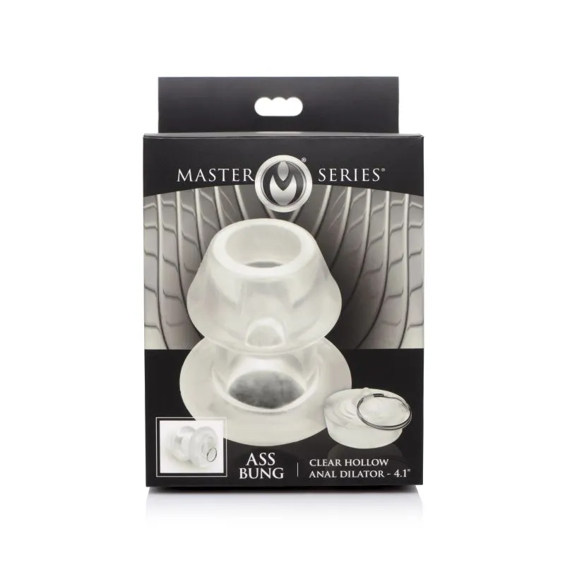Ass Bung Clear Hollow Anal Dilator 4 X Large