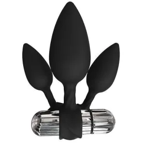 Bathmate - Anal Training Plugs Vibe (Black)