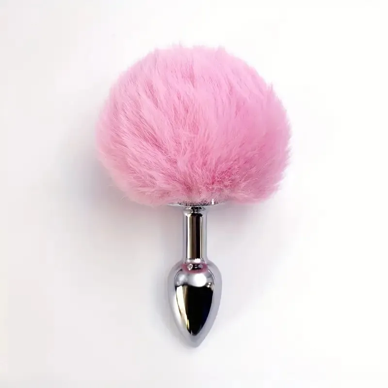 BDSM Rabbit Tail Butt Plug Animals Role-playing Sex Games Animal Tail