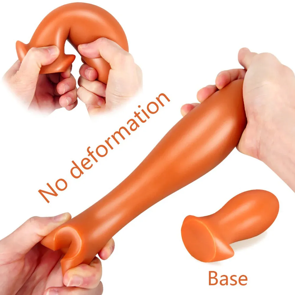 Bebuzzed DINO EGG Anal Plug Liquid Silicone Large 18cm Black