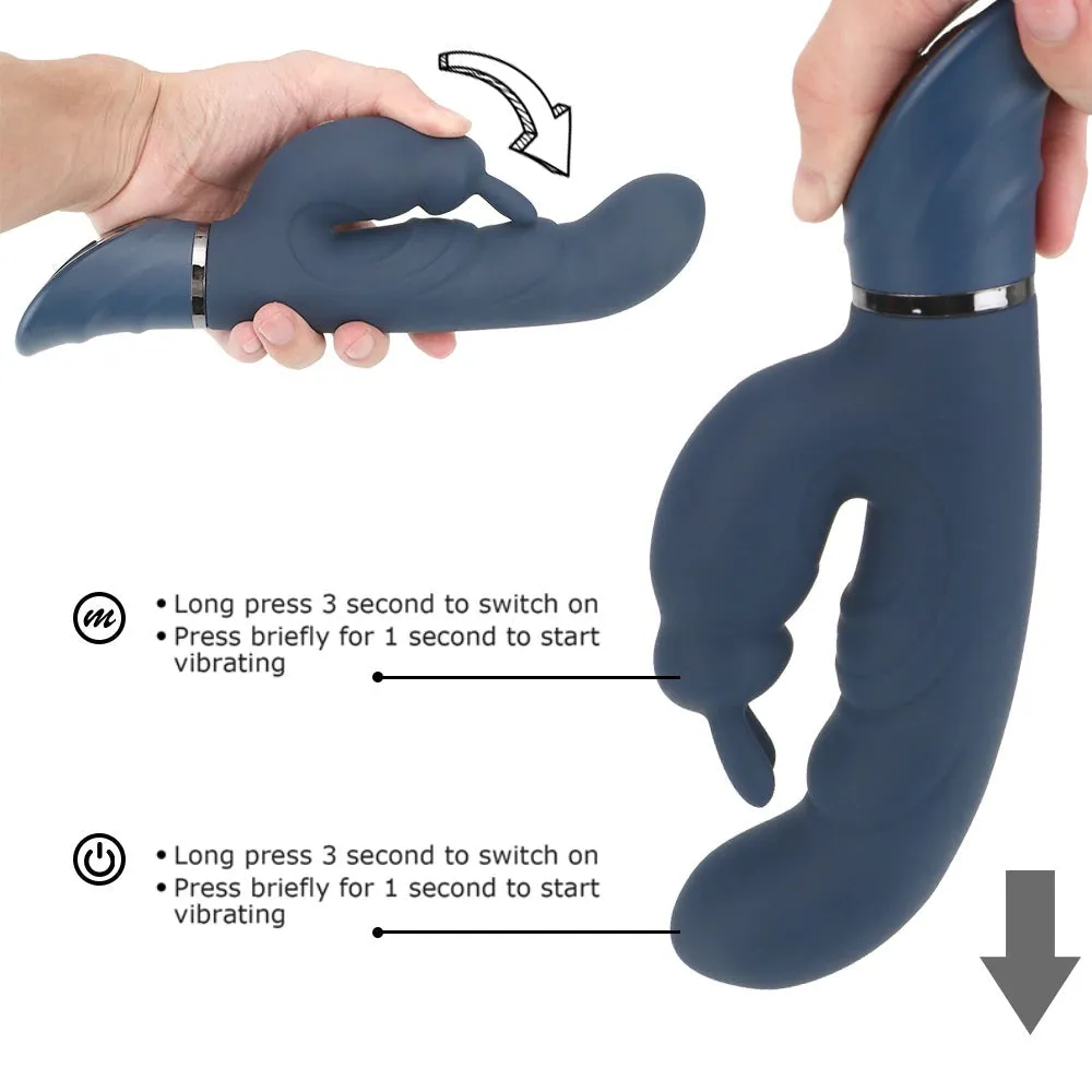 Bebuzzed Greedy 9.4 Vibe Rechargeable Rabbit Vibrator