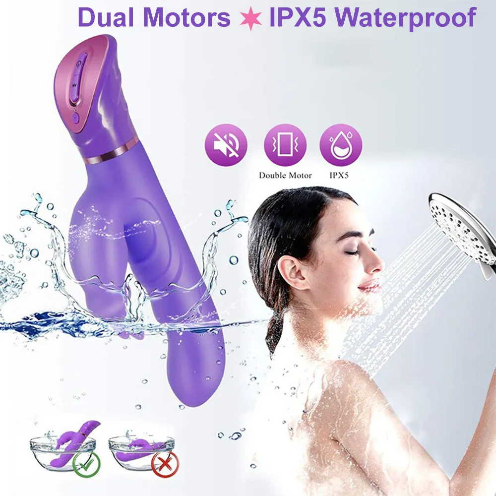 Bebuzzed Greedy 9.4 Vibe Rechargeable Rabbit Vibrator