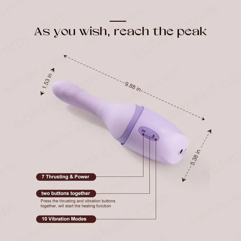 BEISI| 2025 Upgraded 2 in 1 Thrusting and Vibration G-Spot Vibrator Sex Toy