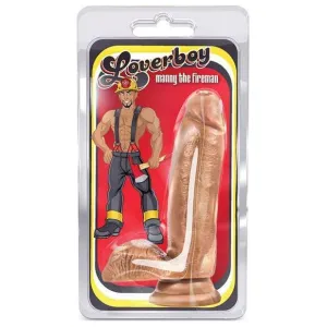 Blush Novelties - Loverboy Manny the Fireman Dildo (Brown)