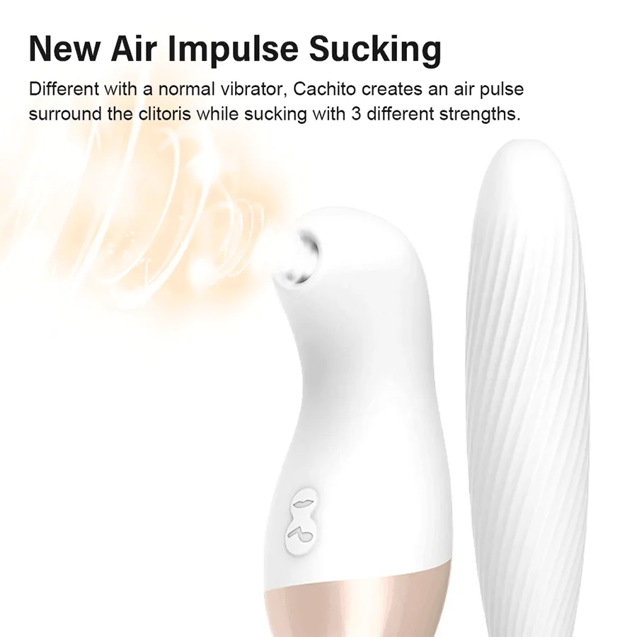 CACHITO Sex Toy Thrust Vibrator Suck Clitoris Stimulate G Spot Pulsator