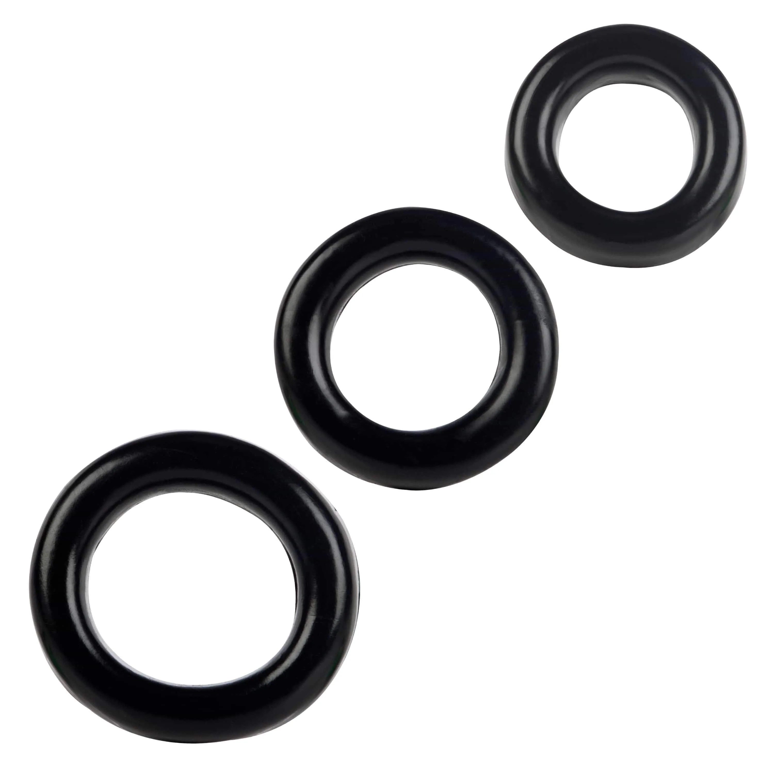 California Exotics - COLT 3 Cock Ring Set (Black)