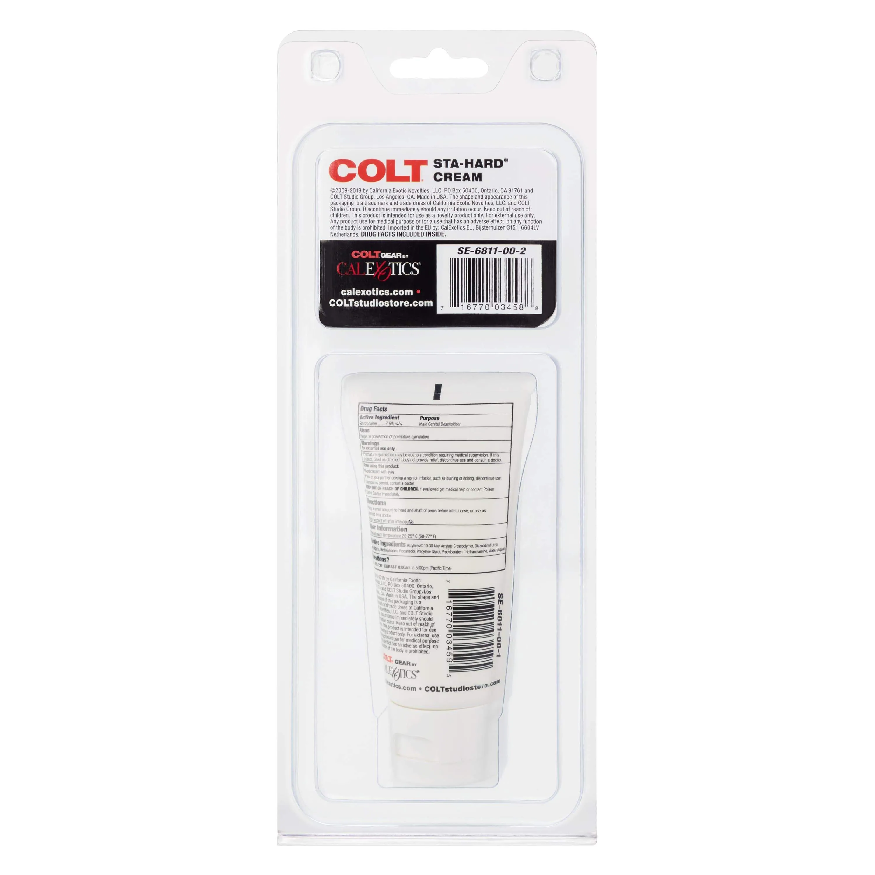 California Exotics - COLT Sta Hard Male Genital Desensitizer Cream 2oz