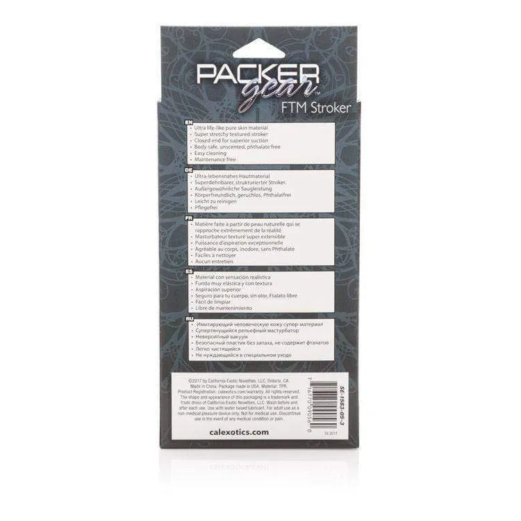 California Exotics - Packer Gear FTM Stroker Masturbator (Black)