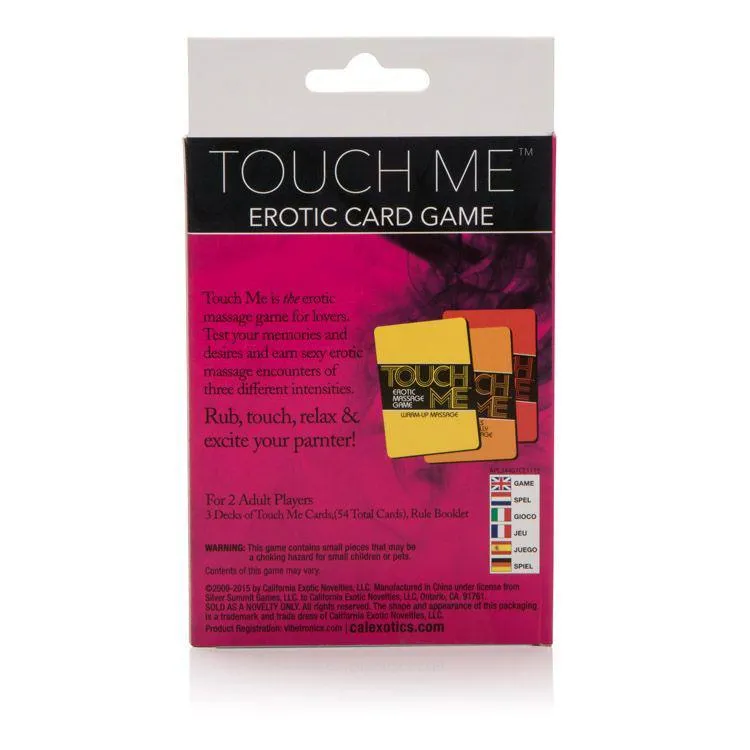 California Exotics - Touch Me Erotic Card Game (White)