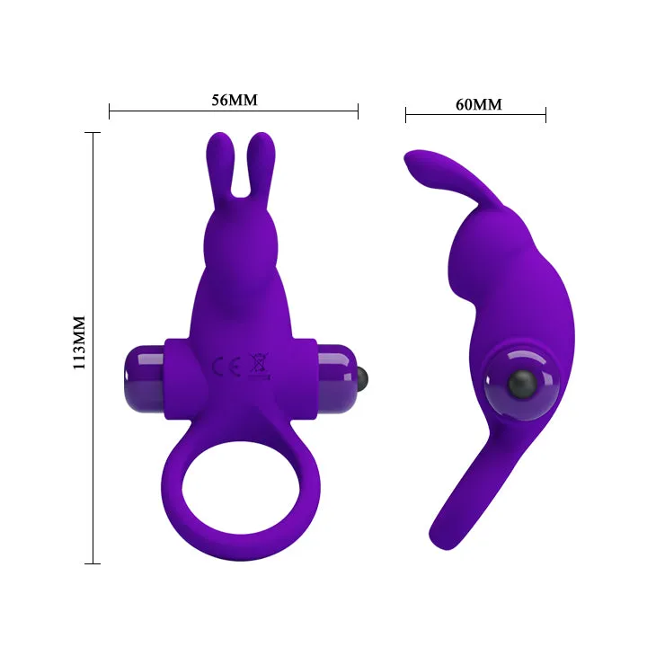 Cock Ring Vibrating - Rabbit Penis Ring