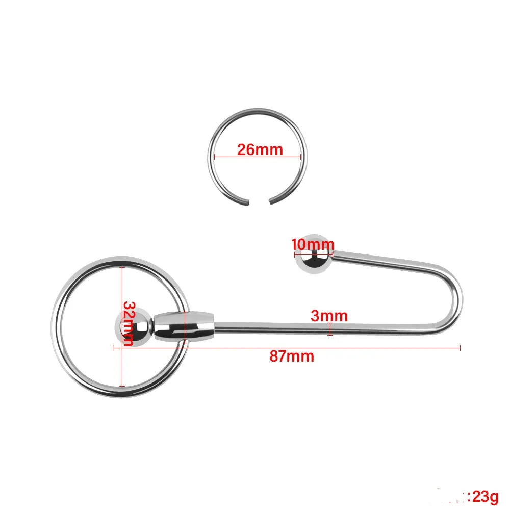Come Closer Classic Ball Penis Plug | Glans Ring | Cum Stopper
