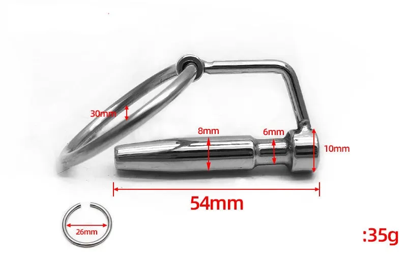 Come Closer Penis Plug | Short Bullet  | Glans Ring | Cum Stopper