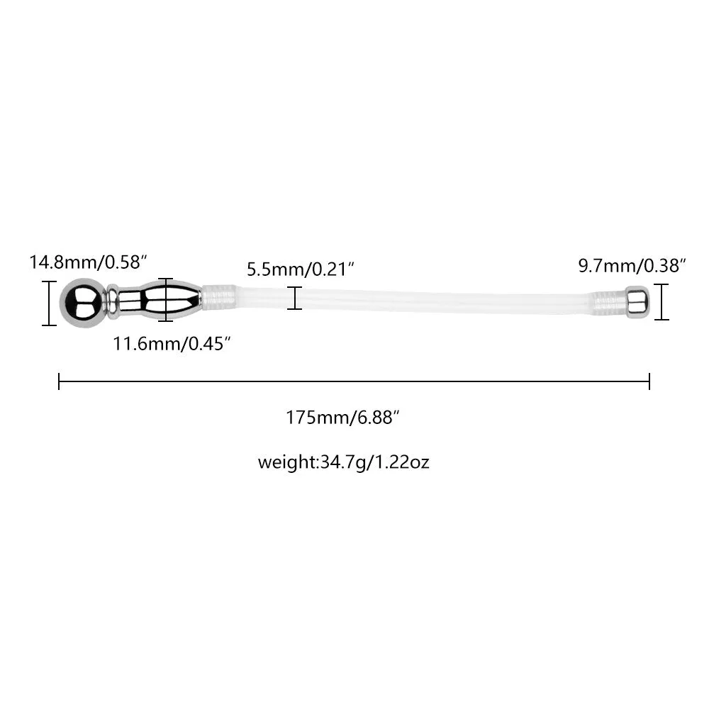 Detachable Stainless Steel Urethral Sounding Penis Plug Men Sex Toy