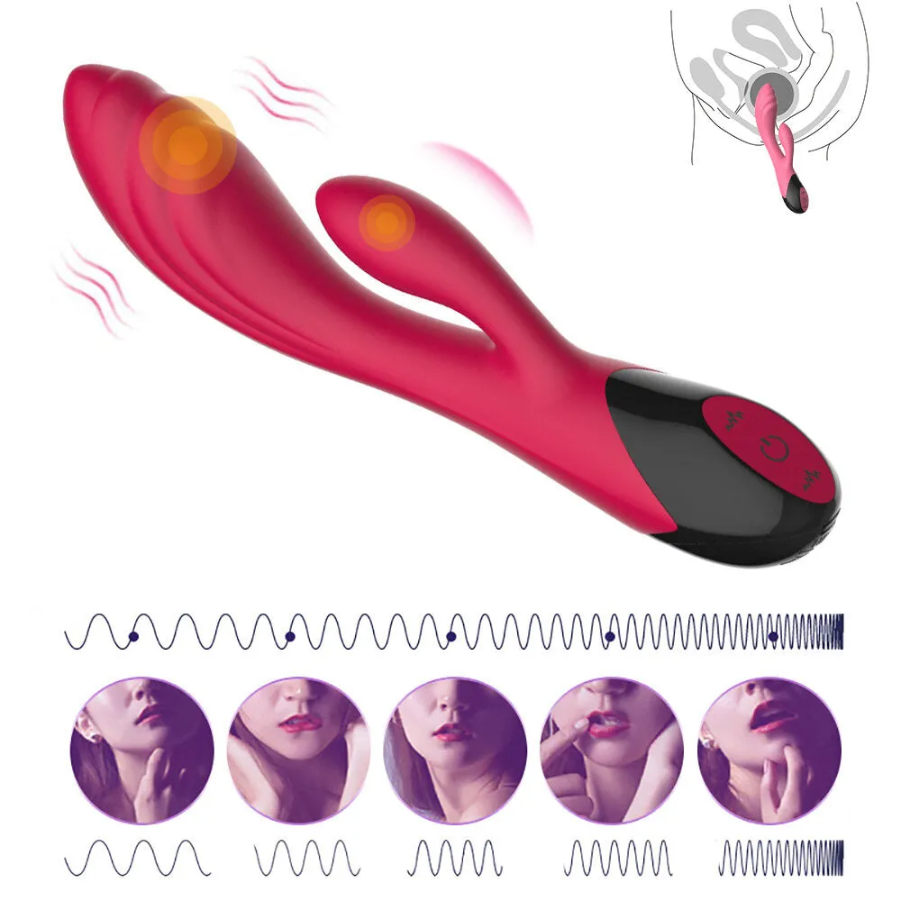 Double Motors Vibrating Sex Toy With Thread For Women