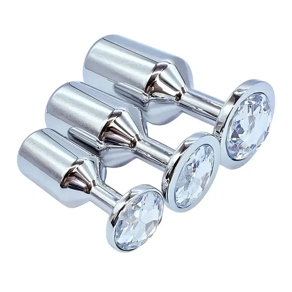 Drill Sex Stainless Steel Gravity Anal Plug Anal Stimulation Masturbation