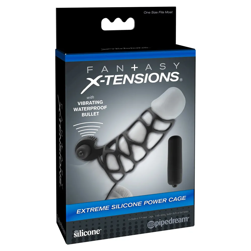 Fantasy X-Tensions Vibrating Extreme Silicone Power Cage