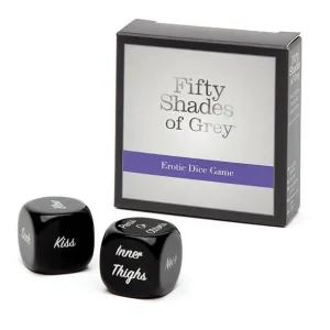 Fifty Shades of Grey - Erotic Dice Game (Black)