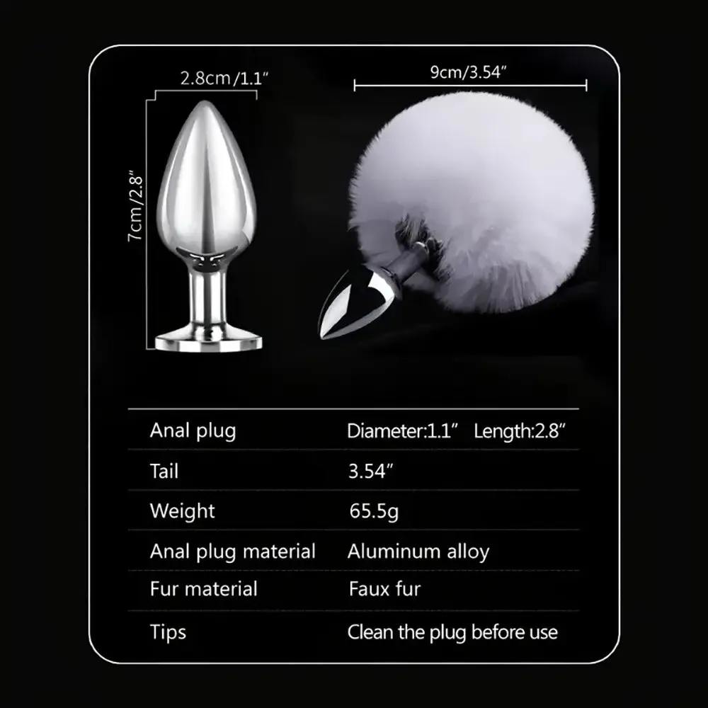 Fox Tail Anal Plug Animals Role-playing Sex Games Man Woman Sex Toy