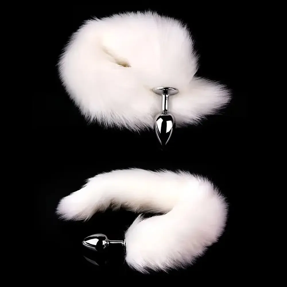 Fox Tail Anal Plug Animals Role-playing Sex Games Man Woman Sex Toy