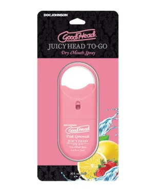 GoodHead - Juicy Head Dry Mouth Spray To-Go - Pink Lemonade - .30 fl. ...