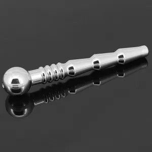Hollow Stainless Steel Penis Plug Urethral Dilator Sounding Cum Stopper