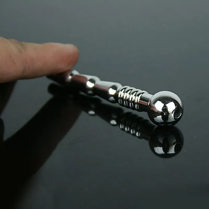 Hollow Stainless Steel Penis Plug Urethral Dilator Sounding Cum Stopper