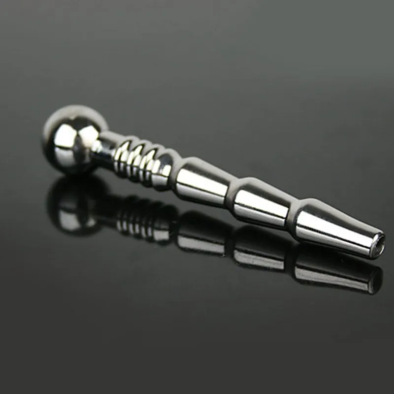 Hollow Stainless Steel Penis Plug Urethral Dilator Sounding Cum Stopper