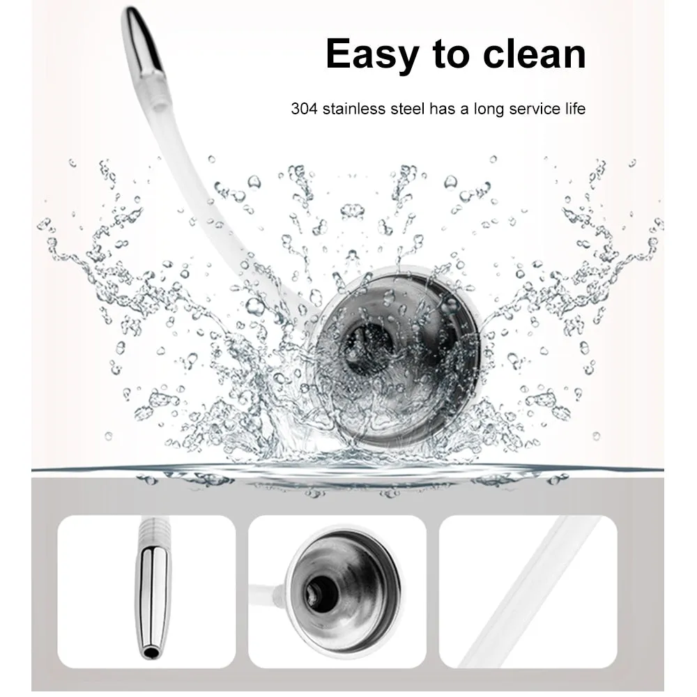 Hollow Urethral Sounding Penis Plug Sex Toy For Men Ejaculation Delay